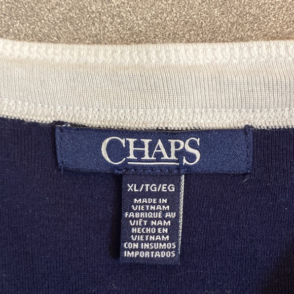 Chaps - women’s boat neck t-shirt. Size XL - Picture 3 of 9